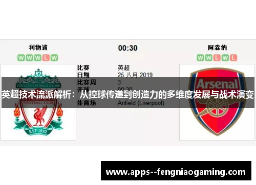 英超技术流派解析：从控球传递到创造力的多维度发展与战术演变