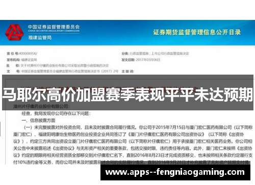 马耶尔高价加盟赛季表现平平未达预期